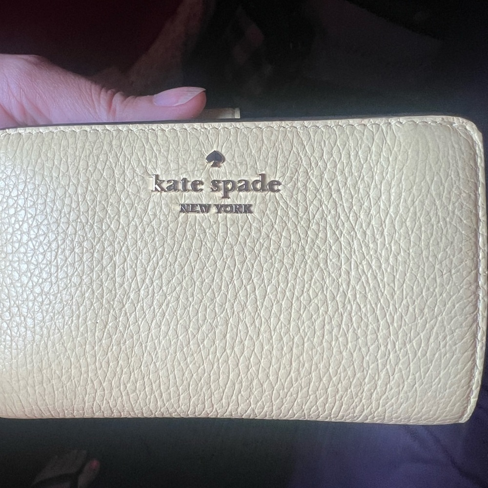 Kate Spade yellow wallet